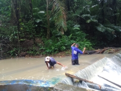 Kondisi Mata Air Sungai Tombang Keruh
